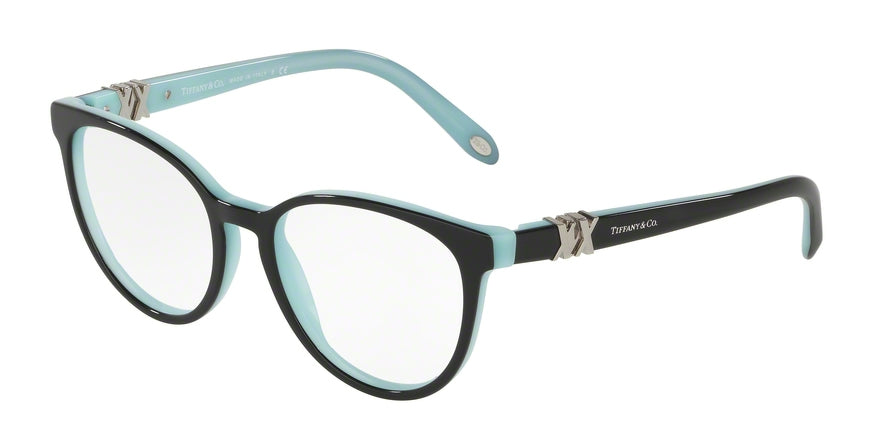 Tiffany TF2138 Phantos Eyeglasses  8055-BLACK/BLUE 51-17-140 - Color Map black