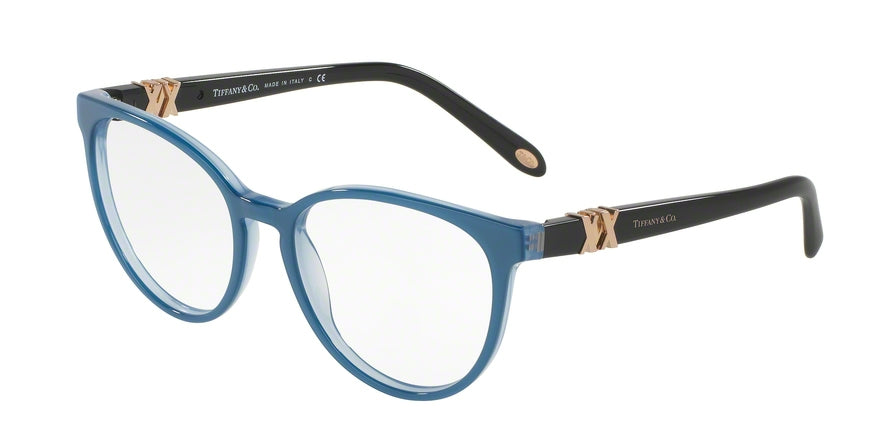 Tiffany TF2138 Phantos Eyeglasses  8189-PEARL AVIO 53-17-140 - Color Map blue