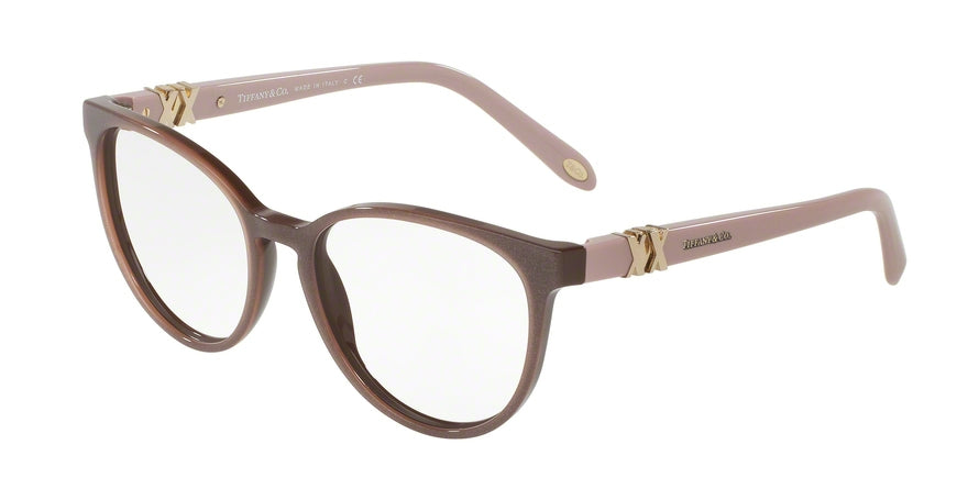 Tiffany TF2138 Phantos Eyeglasses  8210-PEARL BROWN 53-17-140 - Color Map light brown