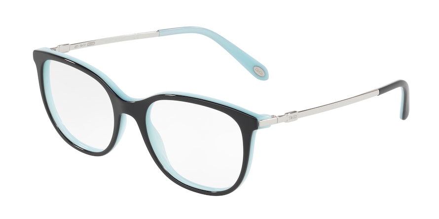 Tiffany TF2149 Square Eyeglasses  8055-BLACK/BLUE 53-18-140 - Color Map black