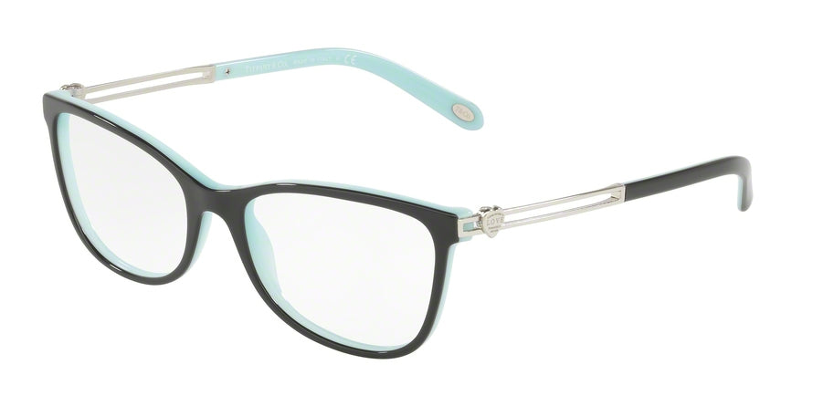 Tiffany TF2151F Cat Eye Eyeglasses  8055-BLACK/BLUE 54-17-140 - Color Map black