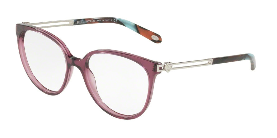 Tiffany TF2152 Phantos Eyeglasses  8225-TRANSPARENT MARC 51-17-140 - Color Map purple/reddish