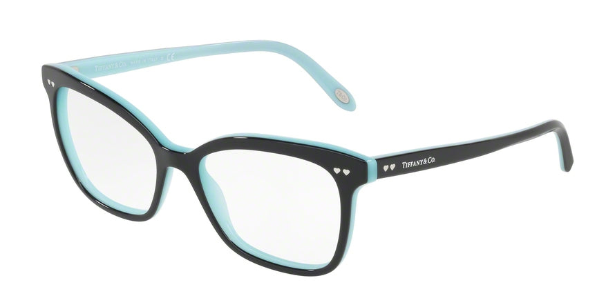 Tiffany TF2155F Square Eyeglasses  8055-BLACK/BLUE 54-17-140 - Color Map black