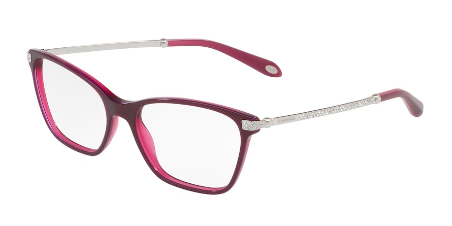 Tiffany TF2158B Butterfly Eyeglasses  8173-PEARL PLUM 52-16-140 - Color Map purple/reddish