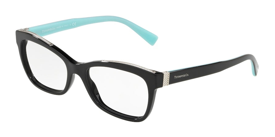 Tiffany TF2167 Rectangle Eyeglasses  8001-BLACK 54-17-140 - Color Map black
