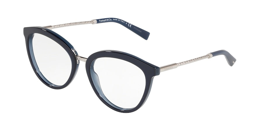 Tiffany TF2173 Phantos Eyeglasses  8191-PEARL SAPPHIRE 53-18-140 - Color Map bronze/copper