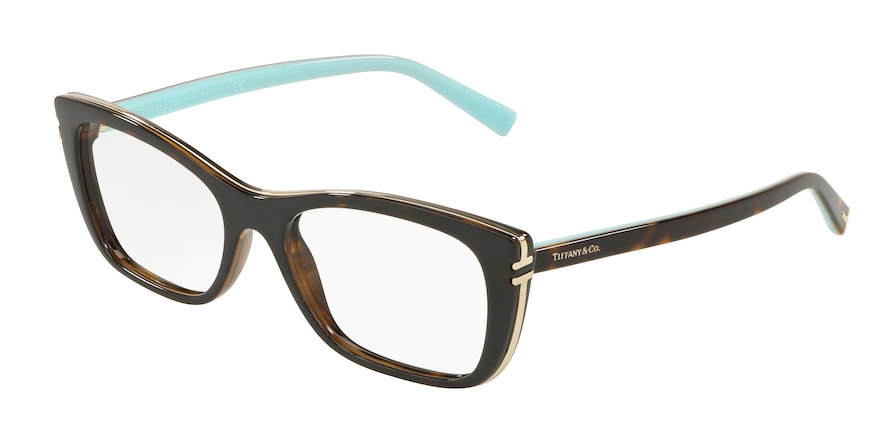 Tiffany TF2174 Rectangle Eyeglasses  8015-HAVANA 53-17-140 - Color Map havana
