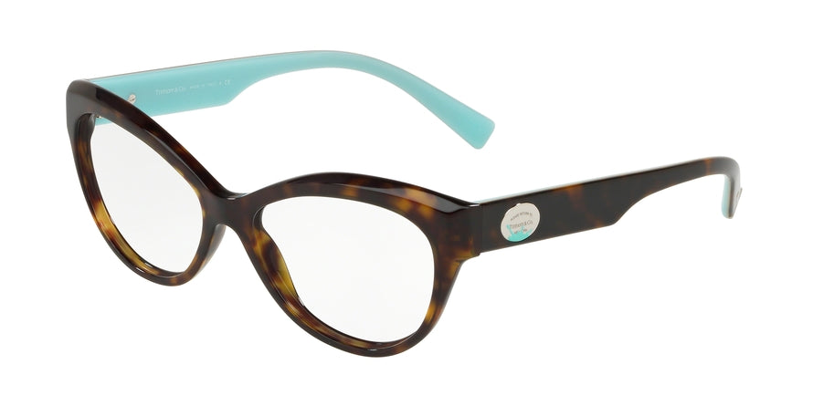 Tiffany TF2176F Irregular Eyeglasses  8015-DARK HAVANA 53-15-140 - Color Map havana