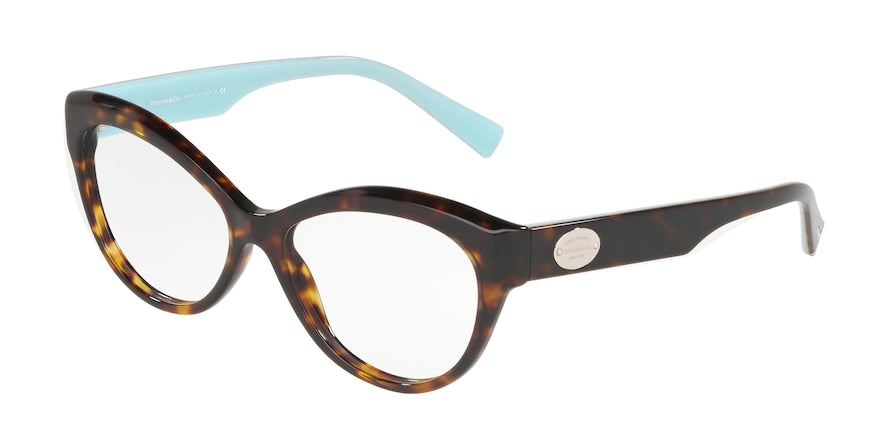 Tiffany TF2176 Irregular Eyeglasses  8294-HAVANA 53-15-140 - Color Map havana