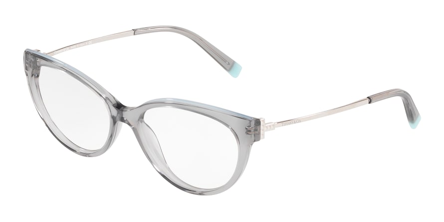 Tiffany TF2183 Cat Eye Eyeglasses  8270-CRYSTAL GREY/BLUE 54-16-140 - Color Map grey