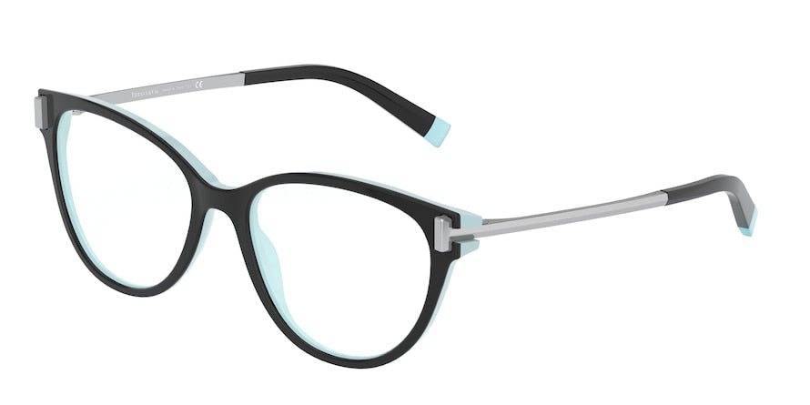 Tiffany TF2193 Phantos Eyeglasses  8055-BLACK/BLUE 53-17-140 - Color Map black