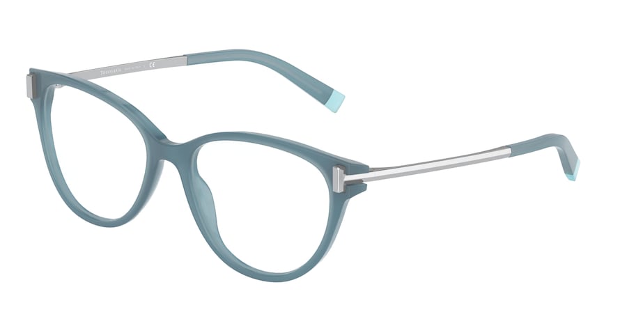 Tiffany TF2193 Phantos Eyeglasses  8301-OPAL BLUE 53-17-140 - Color Map blue