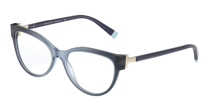 Tiffany TF2196F Cat Eye Eyeglasses  8307-OPAL BLUE 54-16-140 - Color Map blue
