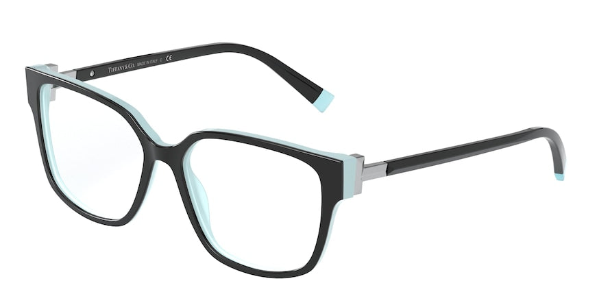 Tiffany TF2197F Square Eyeglasses  8055-BLACK/BLUE TIFFANY 54-15-140 - Color Map black