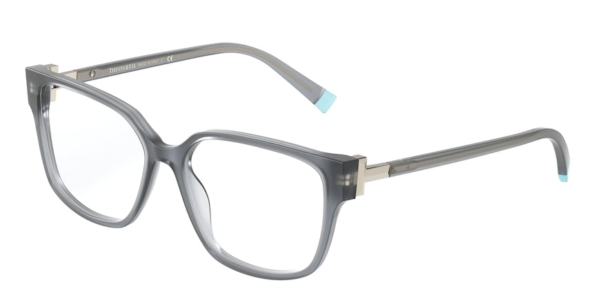 Tiffany TF2197F Square Eyeglasses  8263-OPAL GREY 54-15-140 - Color Map grey