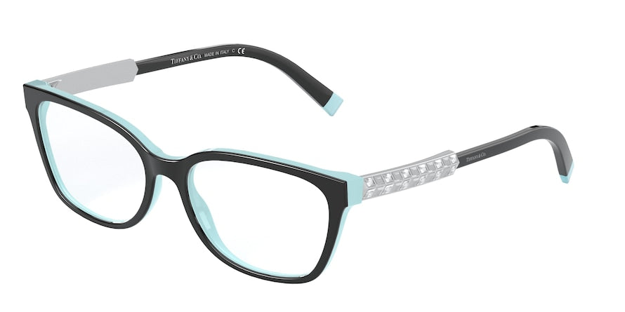 Tiffany TF2199BF Pillow Eyeglasses  8055-BLACK/BLUE TIFFANY 54-16-140 - Color Map black