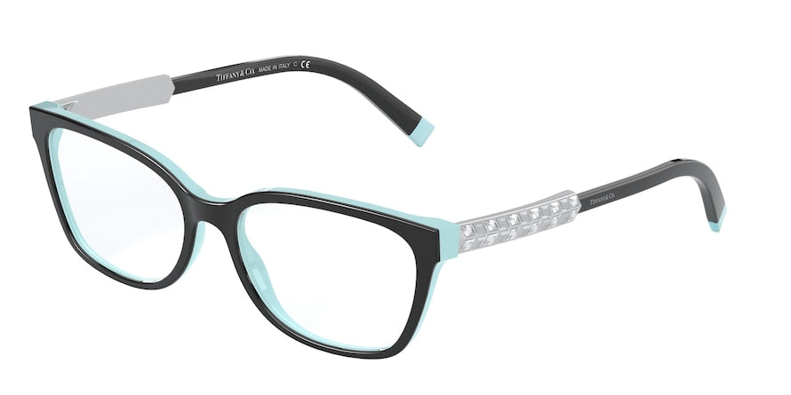 Tiffany TF2199B Pillow Eyeglasses  8055-BLACK/BLUE TIFFANY 54-16-140 - Color Map black