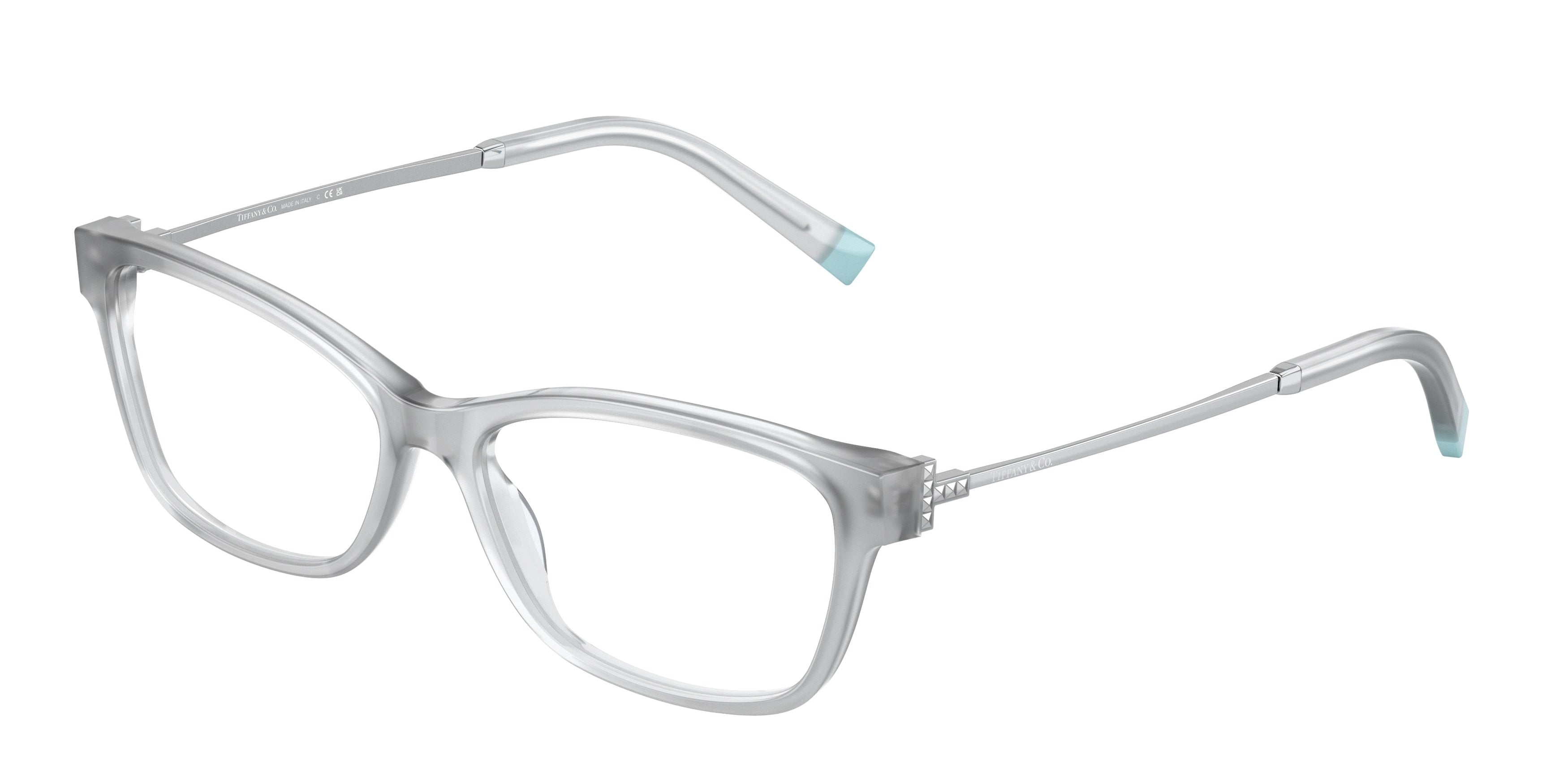 Tiffany TF2204F Rectangle Eyeglasses  8267-Opal Grey 54-140-15 - Color Map Grey