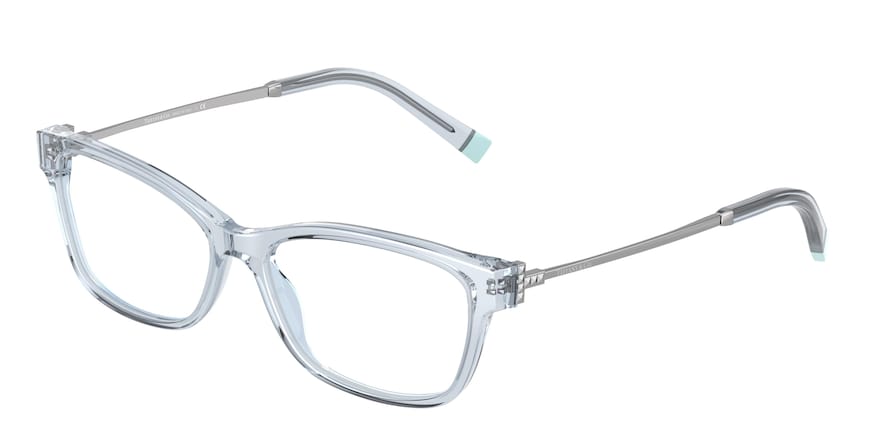 Tiffany TF2204 Rectangle Eyeglasses  8333-LIGHT BLUE TRANSPARENT 54-15-140 - Color Map blue