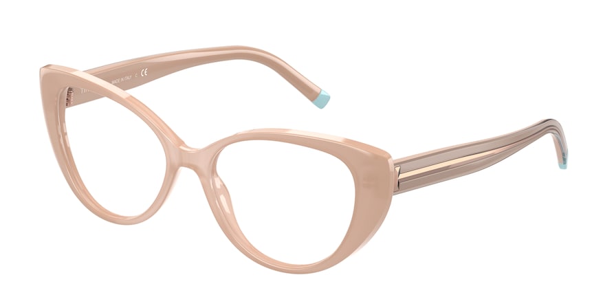 Tiffany TF2213 Cat Eye Eyeglasses  8310-OPAL NUDE 53-16-140 - Color Map honey