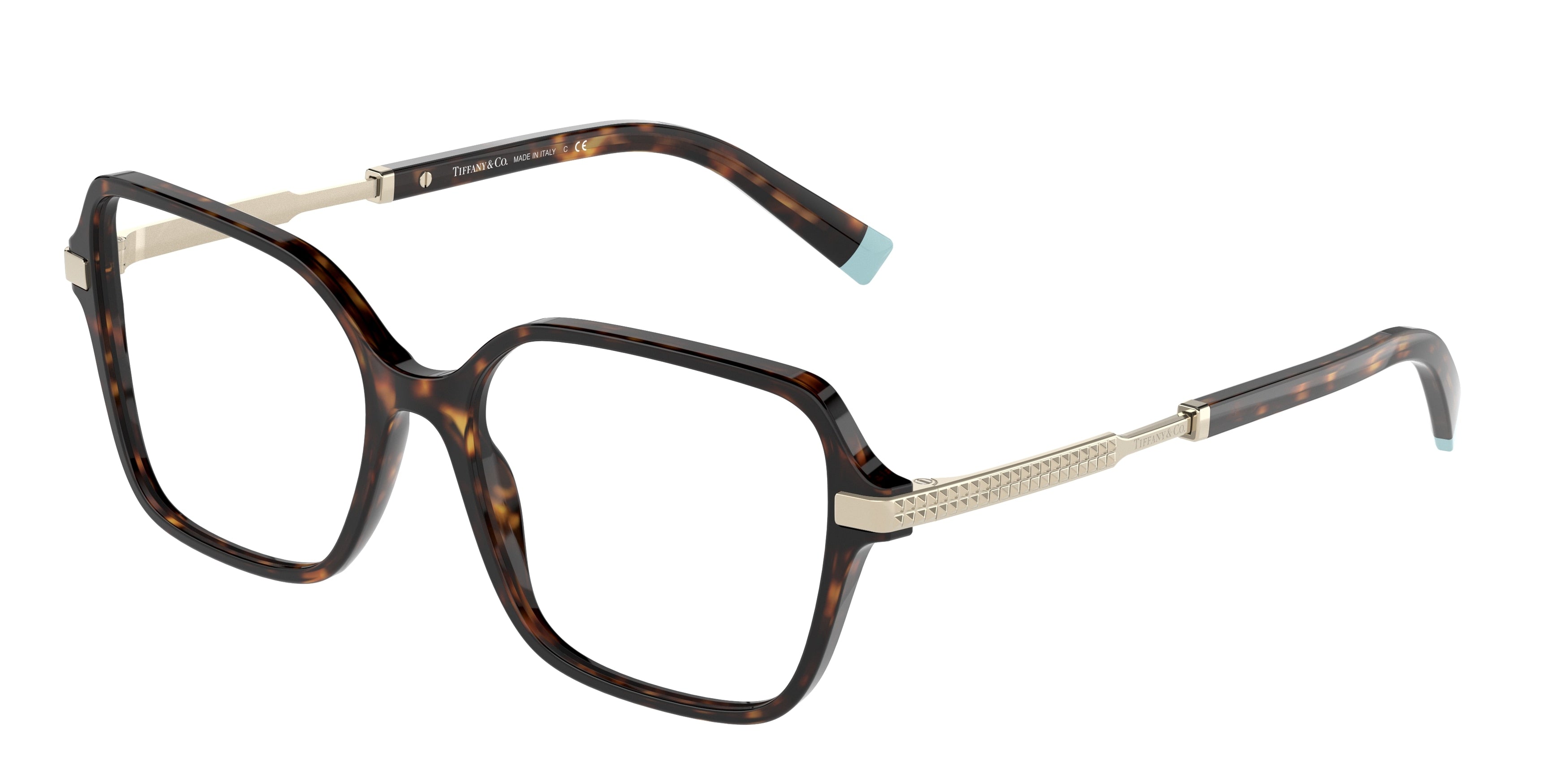 Tiffany TF2222 Square Eyeglasses  8015-Havana 54-145-16 - Color Map Tortoise