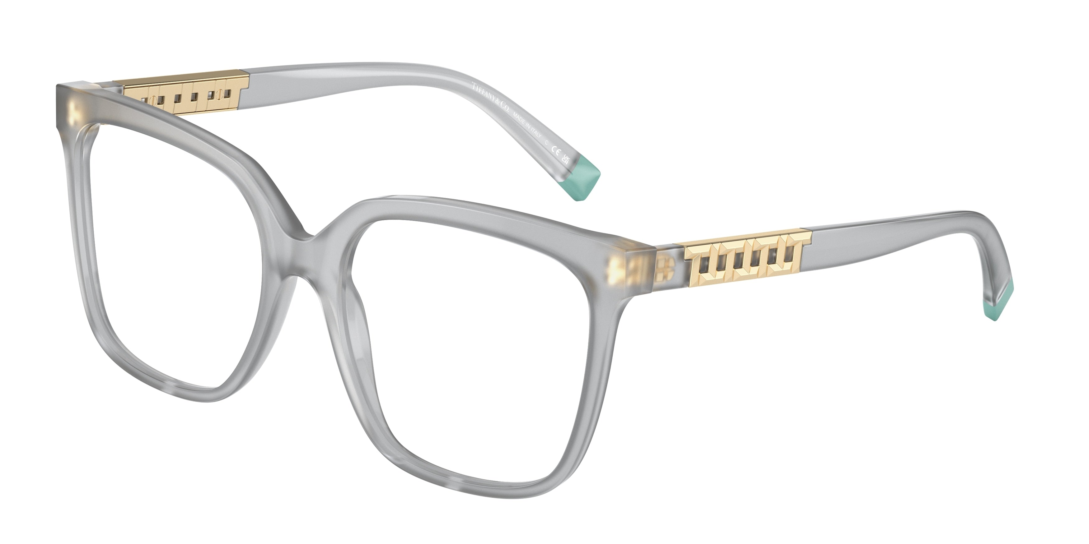 Tiffany TF2227 Square Eyeglasses  8267-Opal Grey 54-140-17 - Color Map Grey