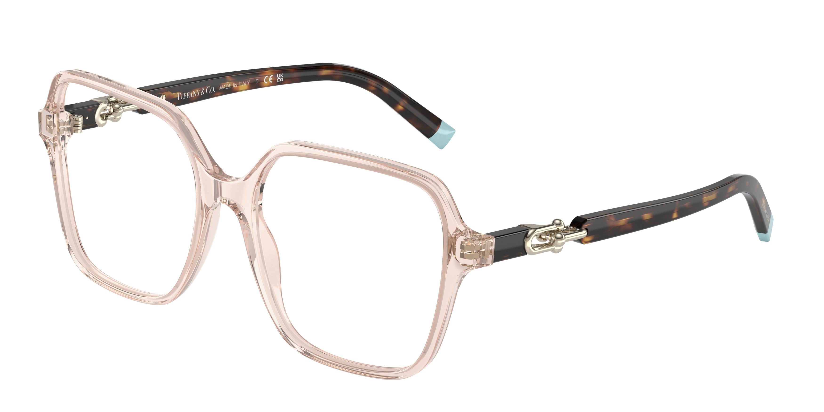 Tiffany TF2230 Square Eyeglasses  8278-Crystal Nude 54-140-17 - Color Map Beige