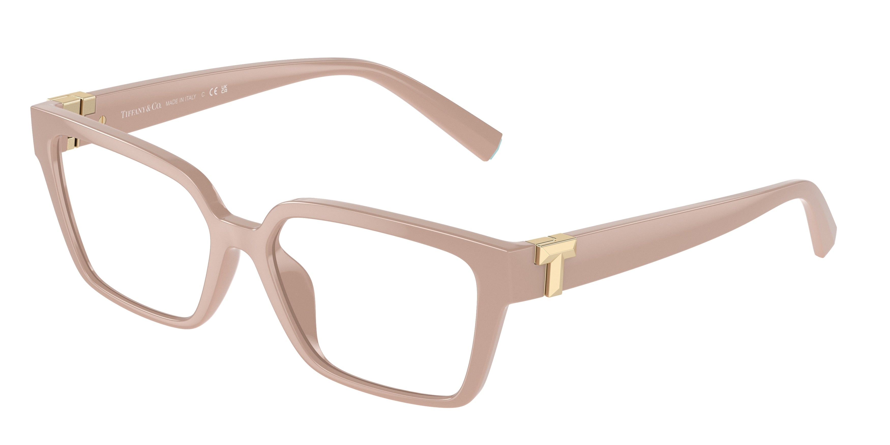 Tiffany TF2232U Rectangle Eyeglasses  8367-Cloud Pink 55-140-16 - Color Map Pink