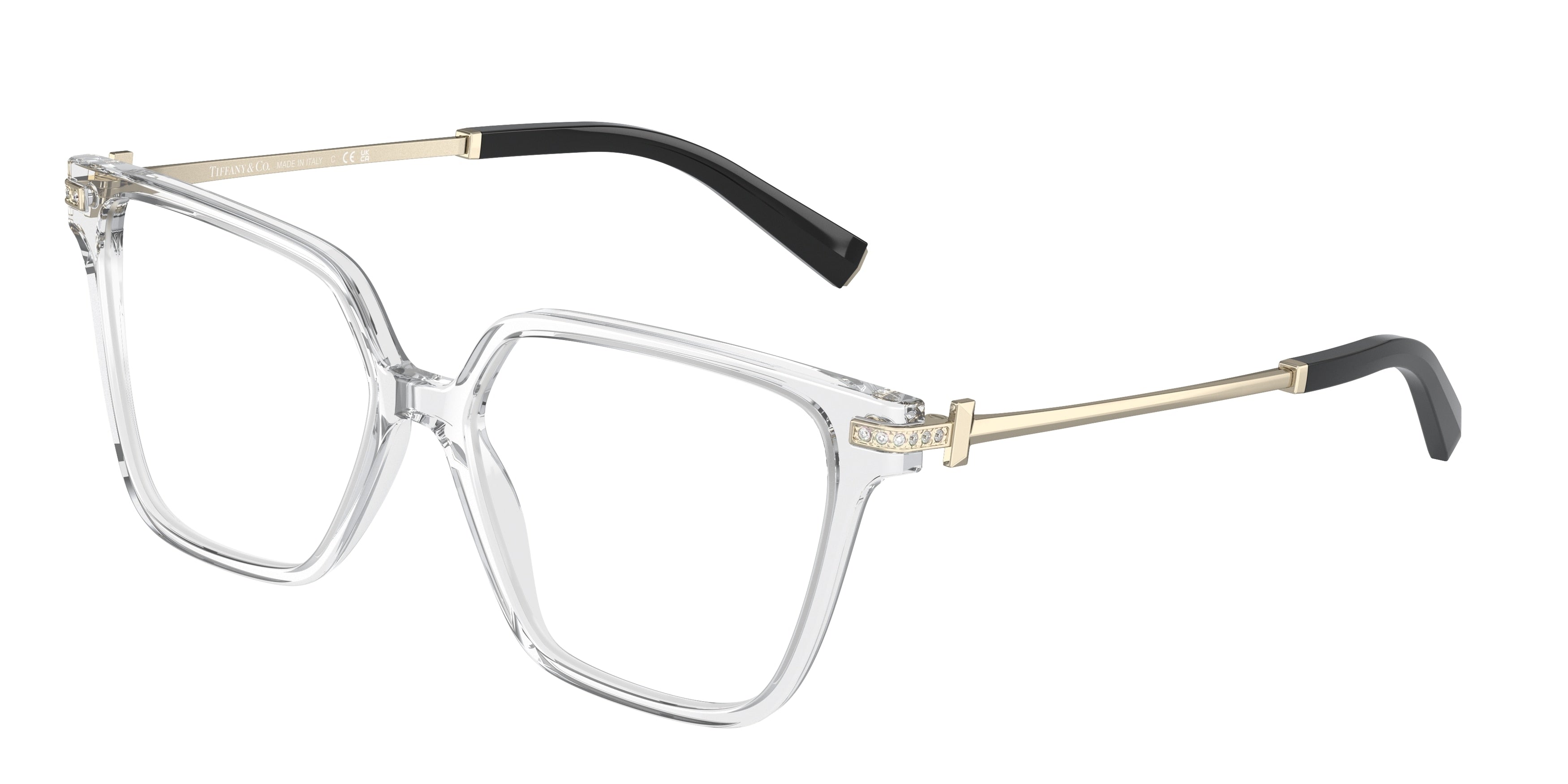 Tiffany TF2234B Square Eyeglasses  8047-Crystal 54-140-15 - Color Map White