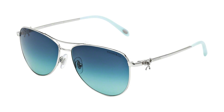 Tiffany TF3044 Pilot Sunglasses  60014S-SILVER 58-14-140 - Color Map silver