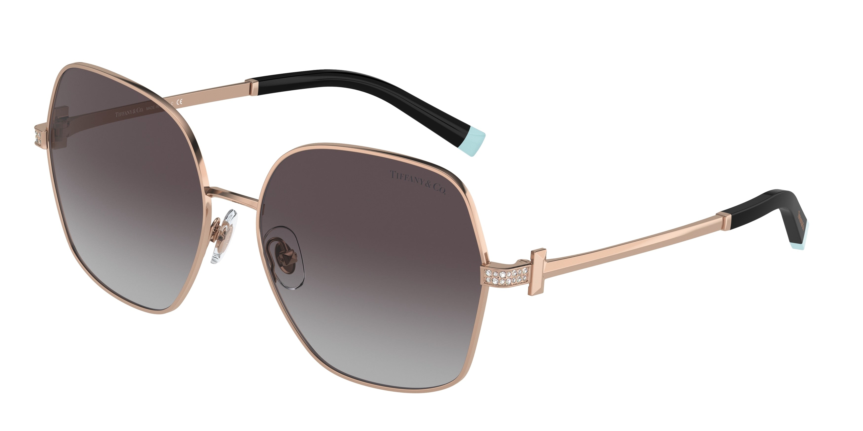 Tiffany TF3085B Irregular Sunglasses  61053C-Rubedo 59-140-16 - Color Map Red
