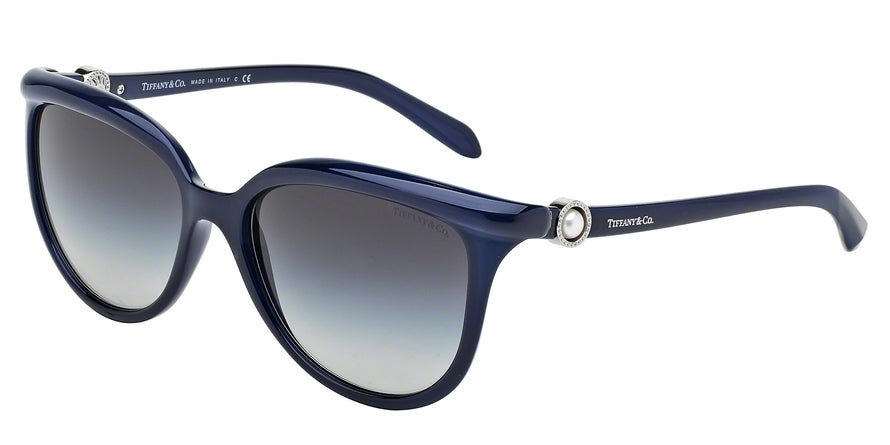Tiffany TF4093H Cat Eye Sunglasses  81863C-DARK BLUE 57-17-145 - Color Map blue