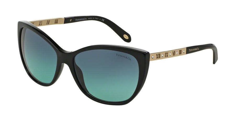 Tiffany TF4094B Cat Eye Sunglasses  80019S-BLACK 59-16-140 - Color Map black