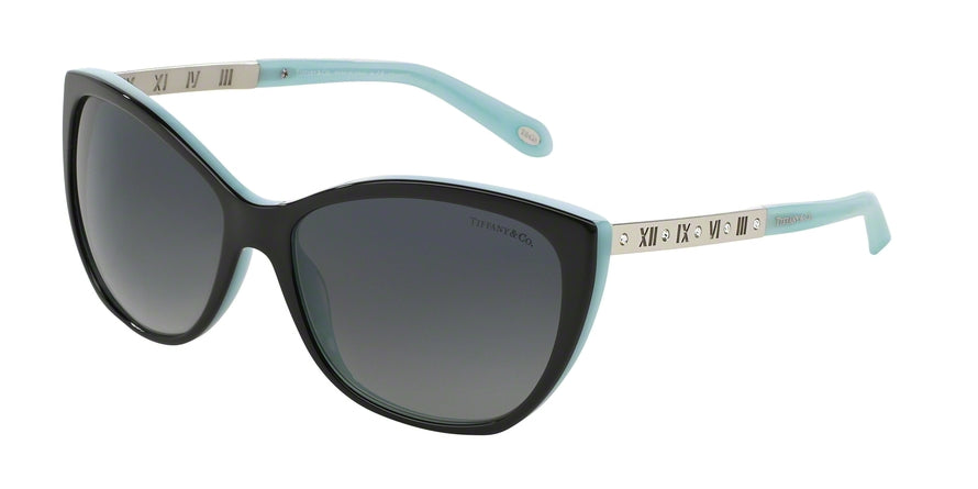 Tiffany TF4094B Cat Eye Sunglasses  8055T3-BLACK/BLUE 59-16-140 - Color Map black