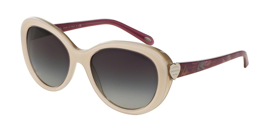 Tiffany TF4113 Oval Sunglasses  81703C-PEARL IVORY 55-18-135 - Color Map ivory