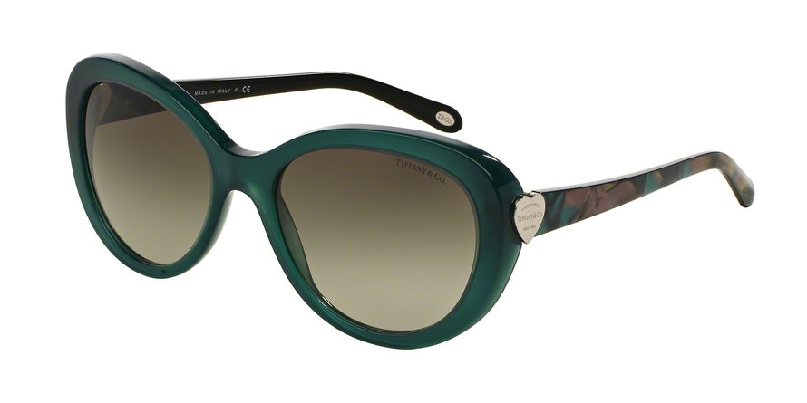 Tiffany TF4113 Oval Sunglasses  81953M-GREEN 55-18-135 - Color Map green