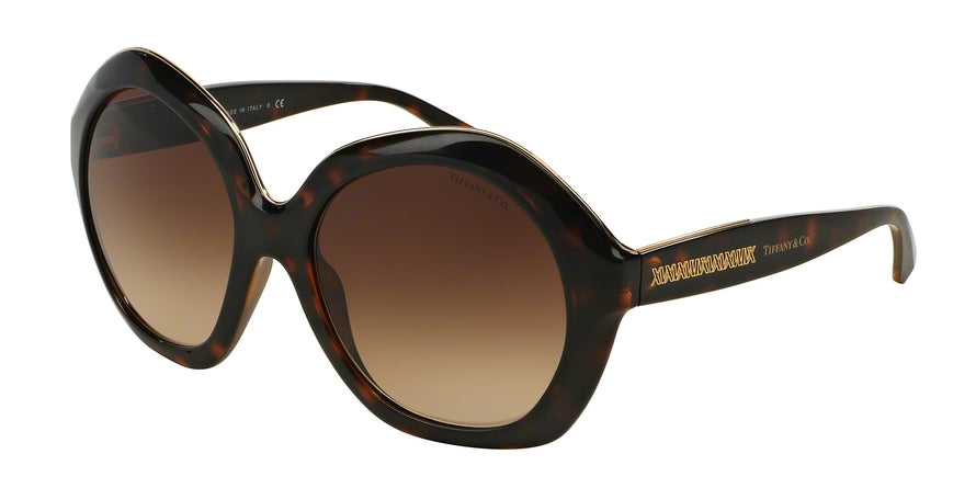 Tiffany TF4116 Irregular Sunglasses  80153B-DARK HAVANA 56-18-140 - Color Map havana