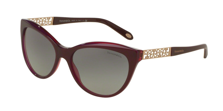 Tiffany TF4119F Cat Eye Sunglasses  81733C-PEARL PLUM 58-16-140 - Color Map violet