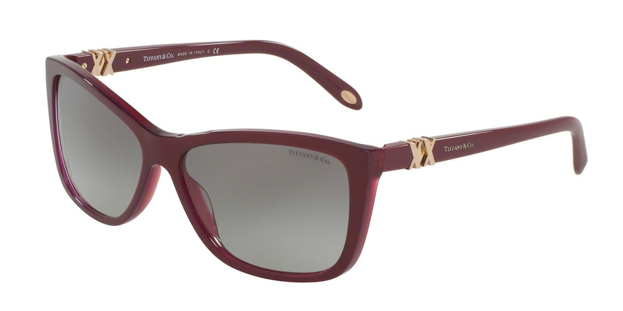 Tiffany TF4124 Rectangle Sunglasses  81733C-PEARL PLUM 58-14-140 - Color Map purple/reddish