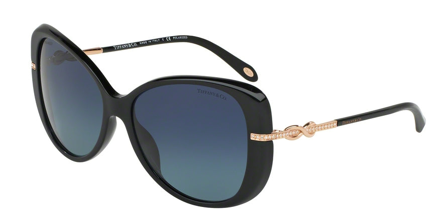 Tiffany TF4126BF Butterfly Sunglasses  80014U-BLACK 57-15-140 - Color Map black