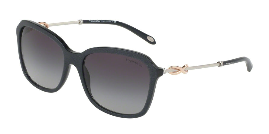 Tiffany TF4128B Rectangle Sunglasses  82113C-PEARL GUNMETAL 57-17-140 - Color Map gunmetal