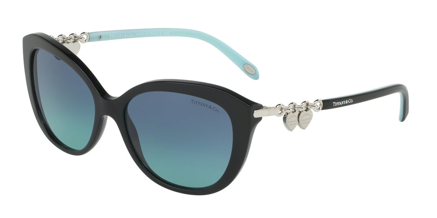 Tiffany TF4130 Irregular Sunglasses  80019S-BLACK 56-16-140 - Color Map black