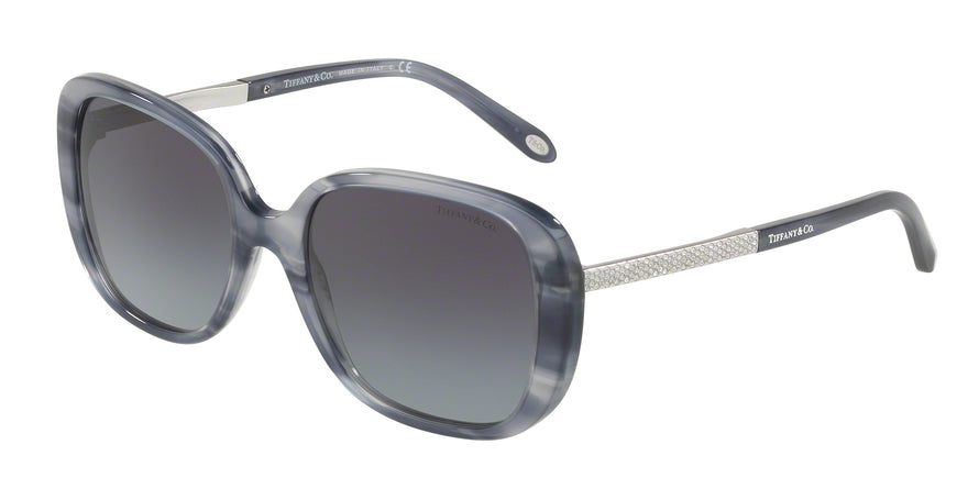 Tiffany TF4137B Square Sunglasses  82293C-MARBLE GREY 54-18-140 - Color Map grey