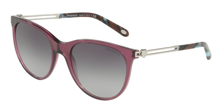 Tiffany TF4139 Square Sunglasses  82253C-TRANSPARENT MARC 55-20-140 - Color Map purple/reddish