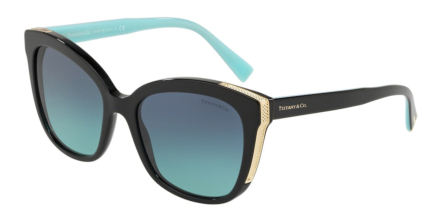 Tiffany TF4150 Square Sunglasses  80019S-BLACK 55-18-140 - Color Map black