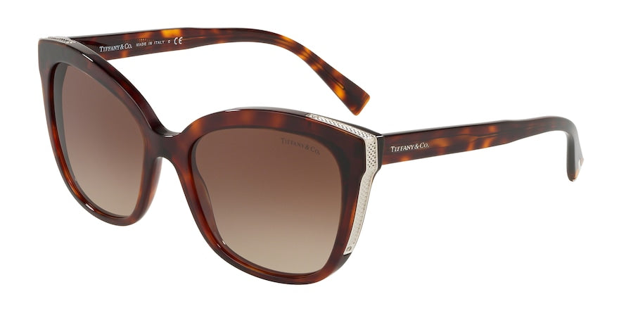 Tiffany TF4150 Square Sunglasses  80023B-HAVANA 55-18-140 - Color Map havana