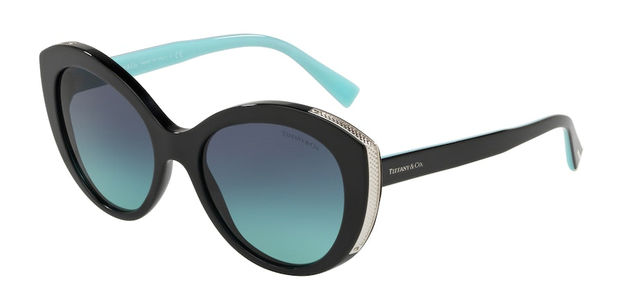 Tiffany TF4151 Cat Eye Sunglasses  80019S-BLACK 54-18-140 - Color Map black