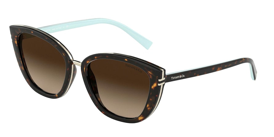 Tiffany TF4152 Cat Eye Sunglasses  80153B-HAVANA 55-18-140 - Color Map havana