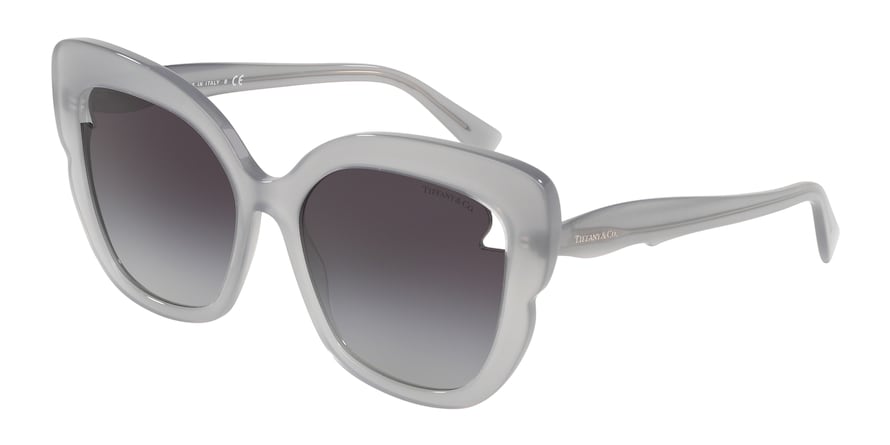 Tiffany TF4161 Square Sunglasses  82673C-OPAL GREY 56-17-140 - Color Map grey