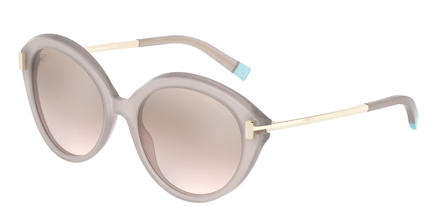 Tiffany TF4167F Round Sunglasses  83038Z-OPAL ICE/TRANSPARENT ICE 54-18-140 - Color Map grey
